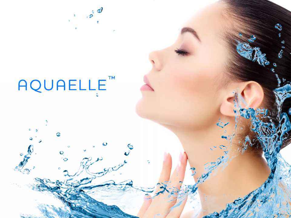 AQUAELLE - New logo, New innovation of cleanliness!