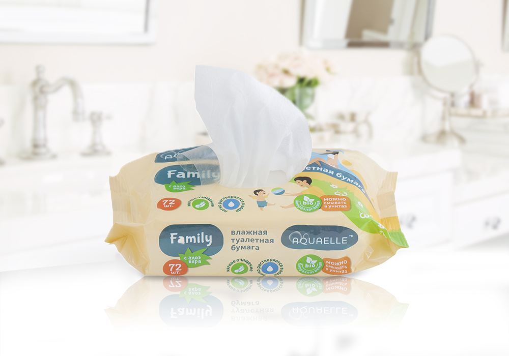 New product in the Aquaelle wet wipes line